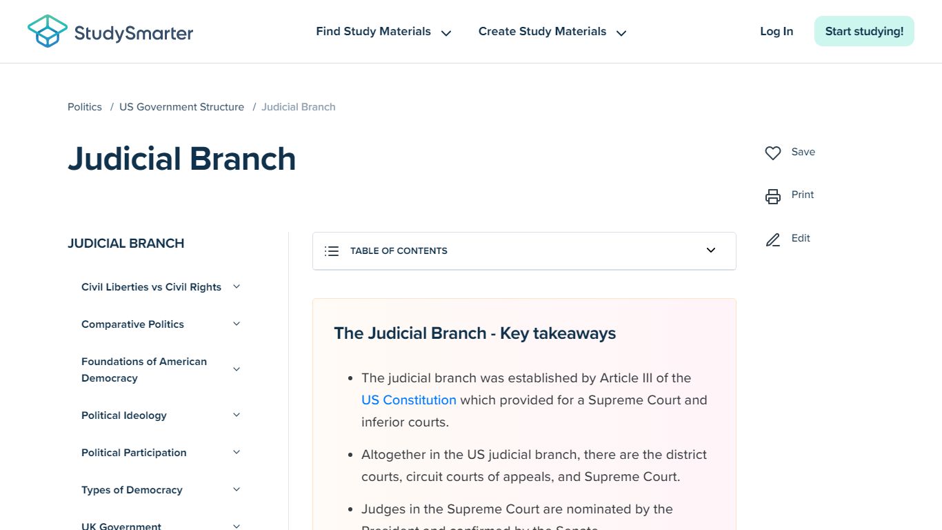 Judicial Branch: Definition, Role & Power | StudySmarter